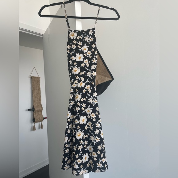 Floral black dress - Picture 3 of 4